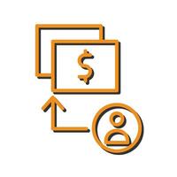 Compensation Package Icon Design vector