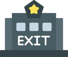 Exit Icon Design vector