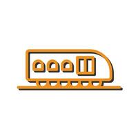 Monorail Icon Design vector