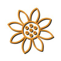 Sunflower Symbol Icon Design vector