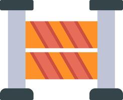 Road Block Icon Design vector