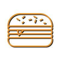 Burger Icon Design vector