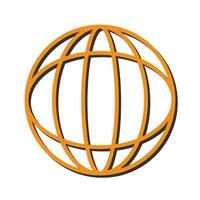Globe Icon Design vector