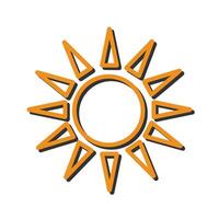 Sun Icon Design vector
