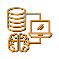 Big Data Icon Design vector