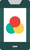 Color Scheme Icon Design vector