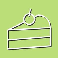 Cake Slice Icon Design vector