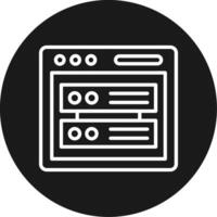Database Icon Design vector
