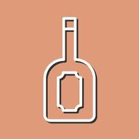 Wine Label Icon Design vector