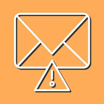 Message Alert Icon Design vector