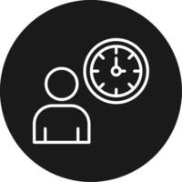 Working Hours Icon Design vector