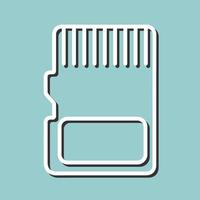 Memory Cards Icon Design vector
