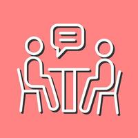 News Interview Icon Design vector