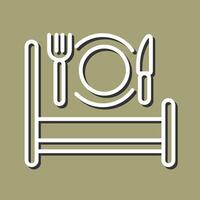 Breakfast in Bed Icon Design vector