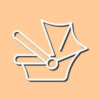 Car Seat Safety Icon Design vector