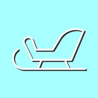 Sleigh Icon Design vector