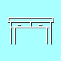 Table Icon Design vector