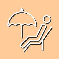 Relaxing Day Icon Design vector