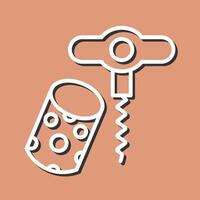 Wine Cork Icon Design vector