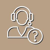 Help Request Icon Design vector
