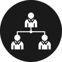 Hierarchy Icon Design vector