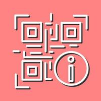 QR Code Information Icon Design vector