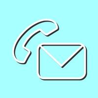 Support Email Icon Design vector