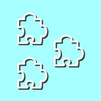 Puzzle Icon Design vector