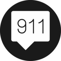 911 Icon Design vector