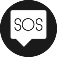 Sos Icon Design vector