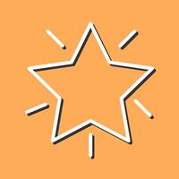 Glowing Star Icon Design vector