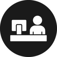 Work From Home Icon Design vector