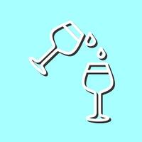 Wine Sip Icon Design vector