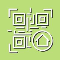 QR Code Menu Icon Design vector