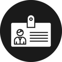 Identification Card Icon Design vector