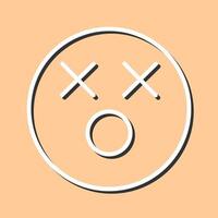 Dizzy Face Icon Design vector