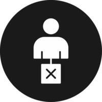 Unemployed Icon Design vector