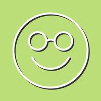 Nerd Face Icon Design vector