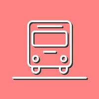 Oncoming Bus Icon Design vector