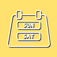 Weekend Getaway Icon Design vector