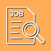 Job Search Icon Design vector