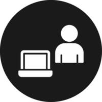 Work From Home Icon Design vector