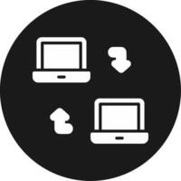 Remote Access Icon Design vector