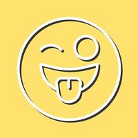 Zany Face Icon Design vector