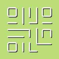 QR Code Icon Design vector