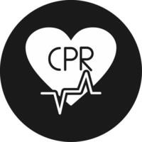 CPR Icon Design vector