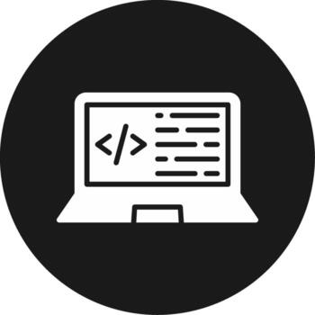 programación icono diseño vector