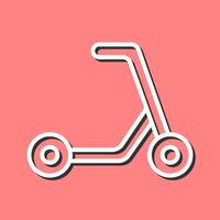 Kick Scooter Icon Design vector