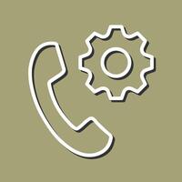 Technical Help Icon Design vector
