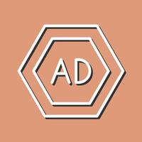 Ad Blocker Icon Design vector